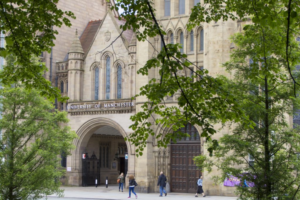 Whitworth Hall at The University of Manchester.